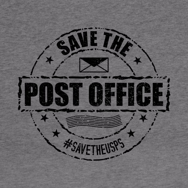 Vintage  Distressed Save The Post Office by KawaiinDoodle